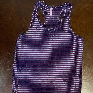 Sweet Red White & Blue Striped Tank Top Size Medium